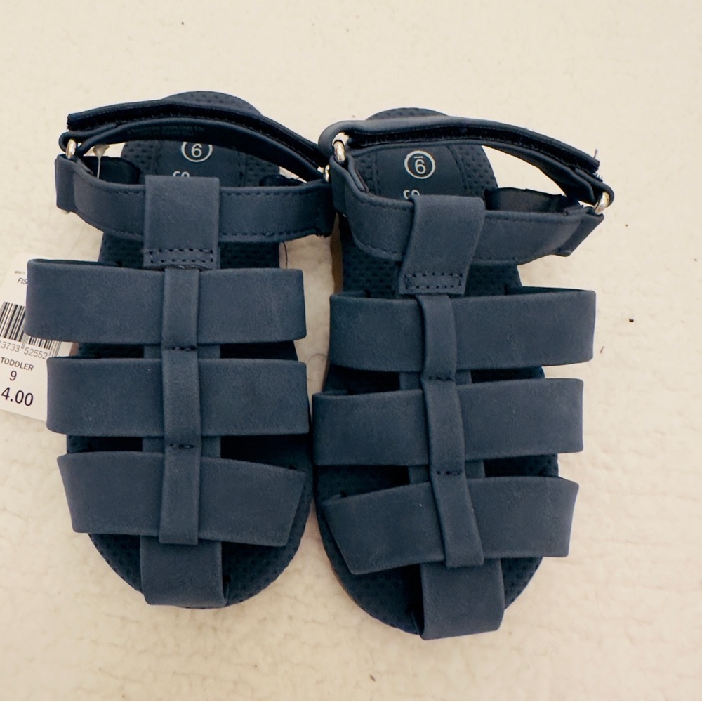NWT Kids Navy Sandals